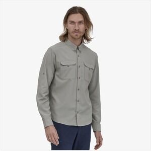 Patagonia Men's Long Sleeve Self-Guided Hike Shirt Button Up Size Small